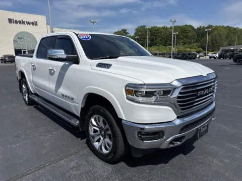 White 2021 Ram 1500 Limited Longhorn for sale in Danville, VA