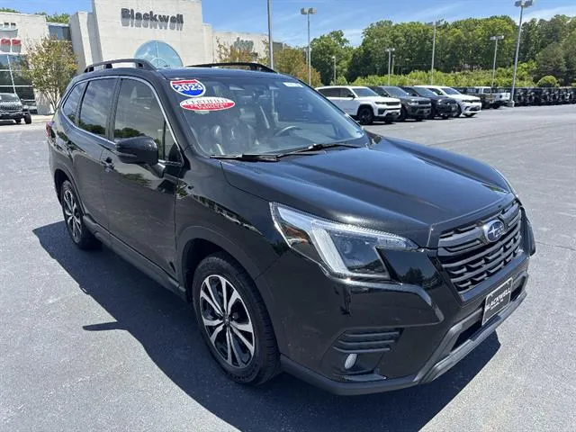 Black 2023 Subaru Forester Limited for sale in Danville, VA