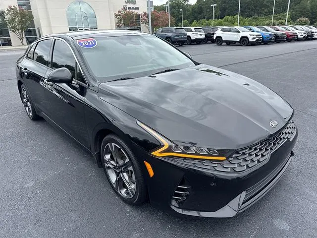 Used 2021 Kia K5 EX with VIN 5XXG34J25MG011027 for sale in Danville, VA