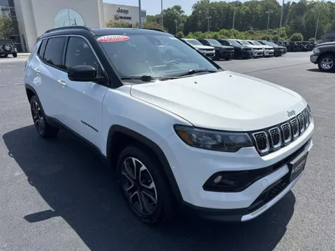 White 2023 Jeep Compass Limited for sale in Danville, VA