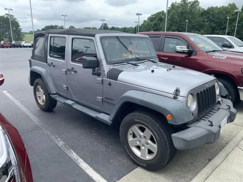 Silver 2014 Jeep Wrangler Unlimited Sport S for sale in Danville, VA