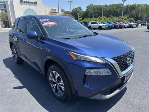 Blue 2022 Nissan Rogue SV for sale in Danville, VA