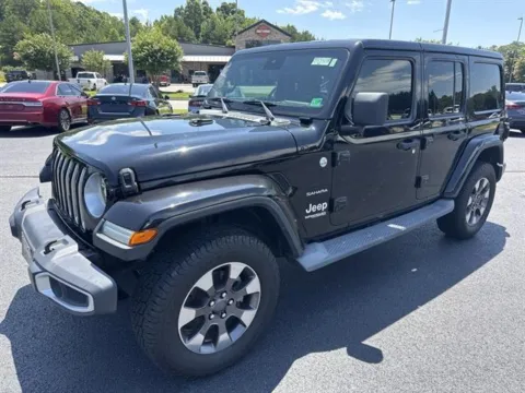 Black 2019 Jeep Wrangler Unlimited Sahara for sale in Danville, VA