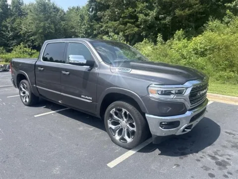 Gray 2021 Ram 1500 4x4 Limited 4dr Crew Cab 5.6 ft. SB Pick for sale in Danville, VA