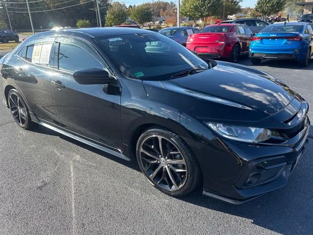 Black 2021 Honda Civic Hatchback Sport for sale in Danville, VA