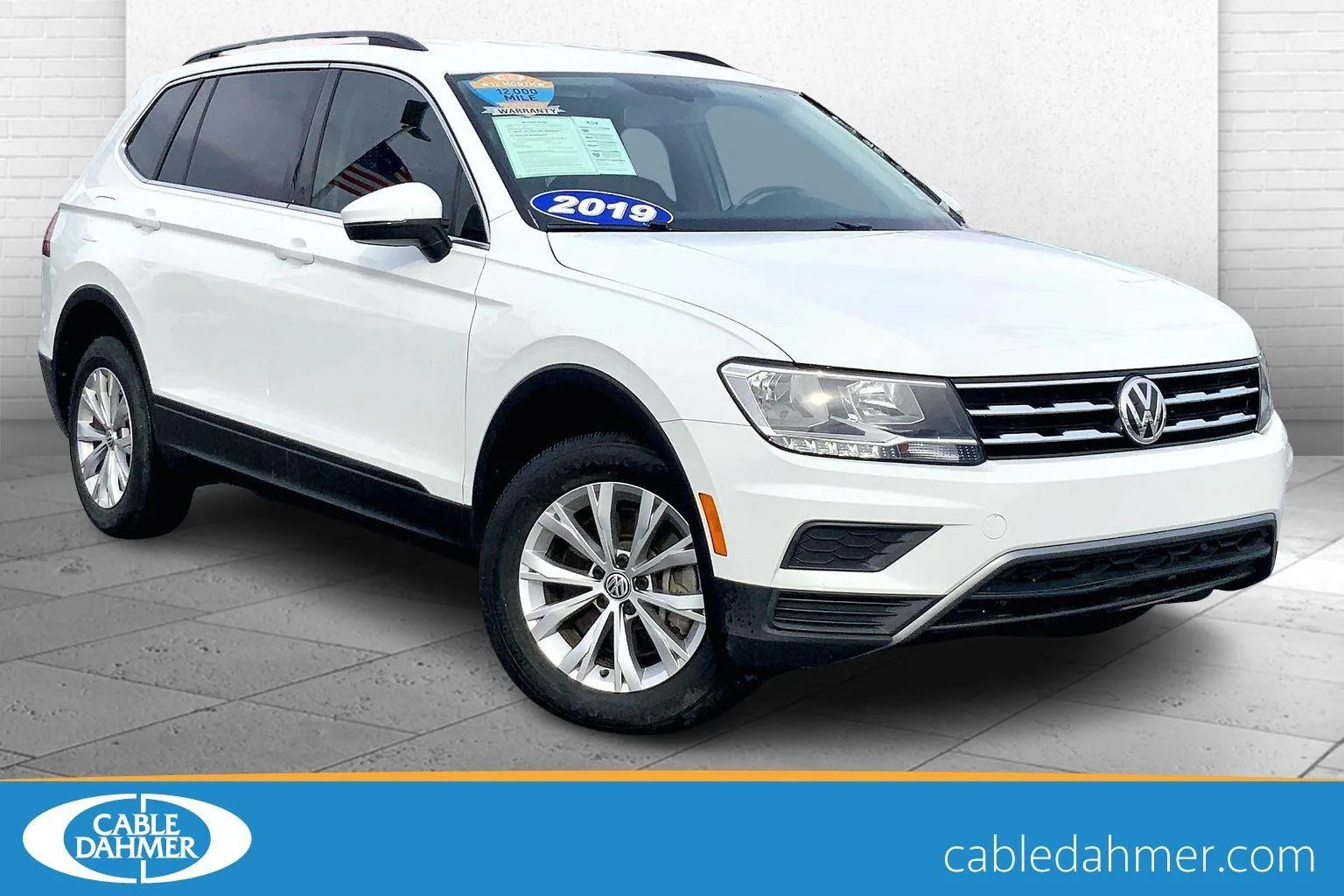 Blue 2019 Volkswagen Tiguan SE for sale in Kansas City, MO