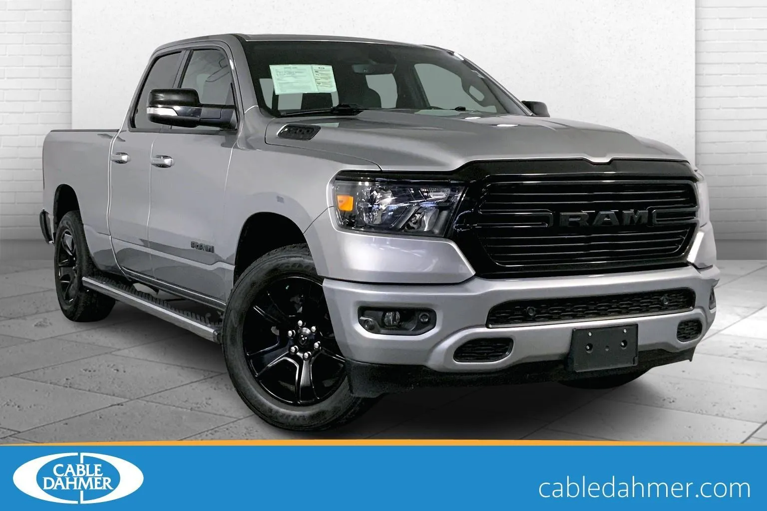 Used 2021 RAM Ram 1500 Pickup Big Horn/Lone Star with VIN 1C6SRFBT9MN573892 for sale in Kansas City