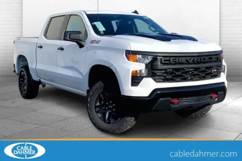 White 2026 Chevrolet Silverado 1500 Custom Trail Boss for sale in Kansas City, MO