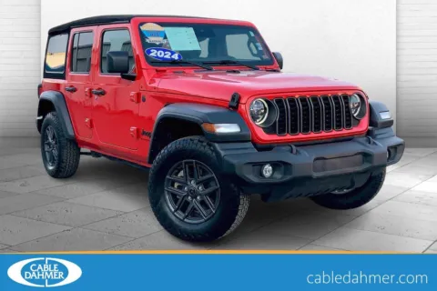 Red 2024 Jeep Wrangler Sport S for sale in Kansas City, MO