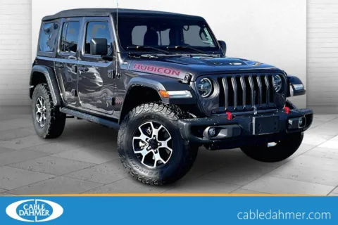 Gray 2021 Jeep Wrangler Unlimited Rubicon for sale in Kansas City, MO