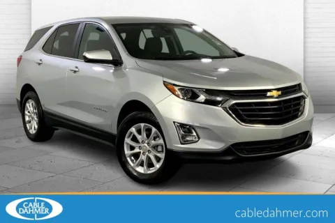 Silver 2021 Chevrolet Equinox LT for sale in Kansas City, MO