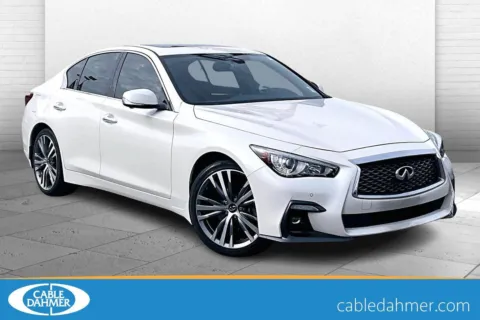 White 2022 INFINITI Q50 SENSORY for sale in Kansas City, MO