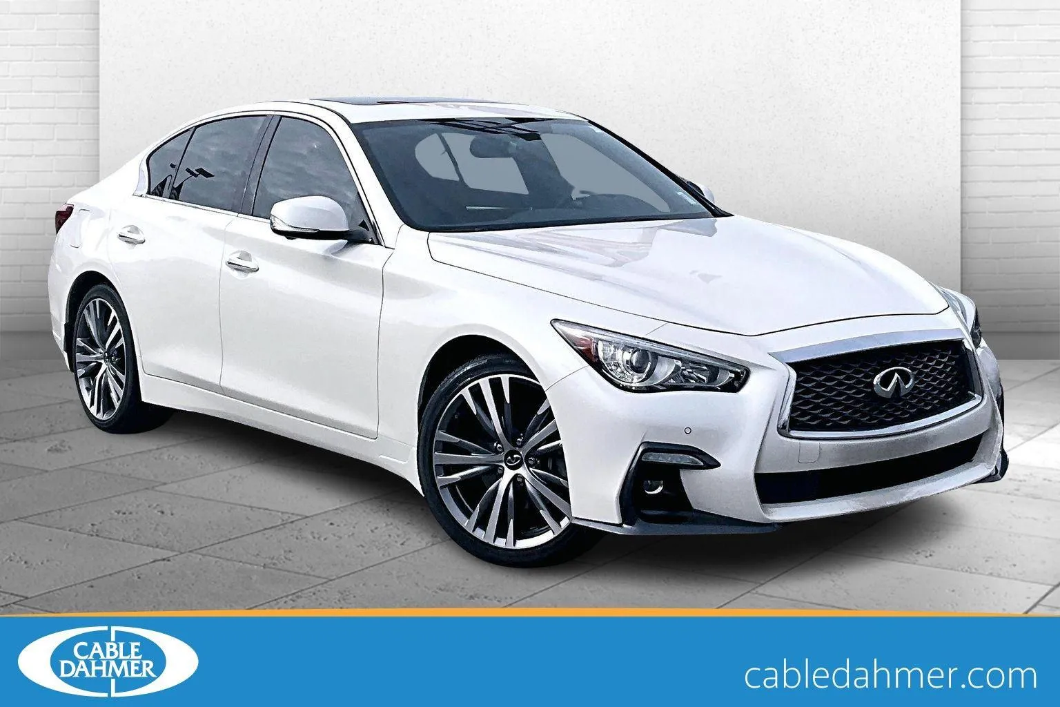 White 2022 INFINITI Q50 SENSORY for sale in Kansas City, MO