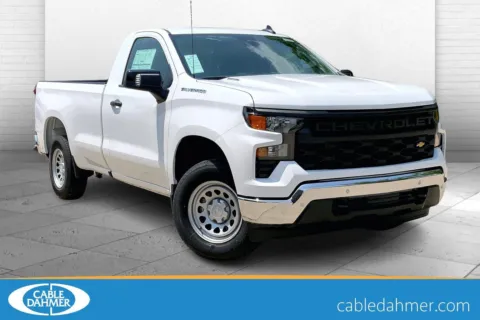 White 2025 Chevrolet Silverado 1500 Work Truck for sale in Kansas City, MO