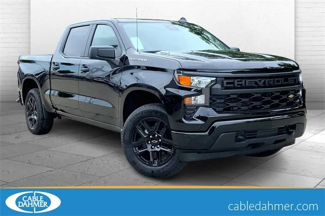 Black 2025 Chevrolet Silverado 1500 Custom for sale in Kansas City, MO