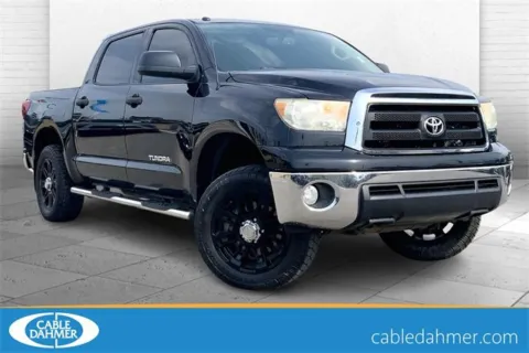 Black 2013 Toyota Tundra 4WD Truck CREW 4WD V8 4.6 S for sale in Kansas City, MO