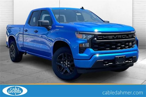 Blue 2025 Chevrolet Silverado 1500 Custom for sale in Kansas City, MO