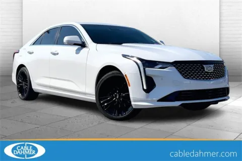 White 2022 Cadillac CT4 Premium Luxury for sale in Kansas City, MO