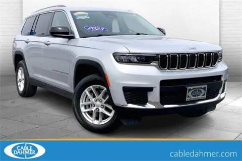 Silver 2023 Jeep Grand Cherokee L Laredo for sale in Kansas City, MO