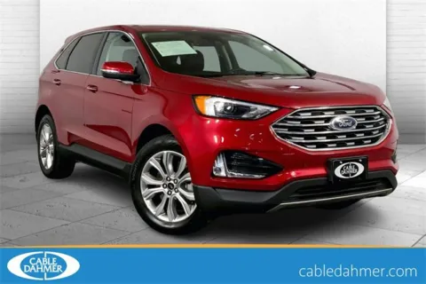 Red 2024 Ford Edge Titanium for sale in Kansas City, MO