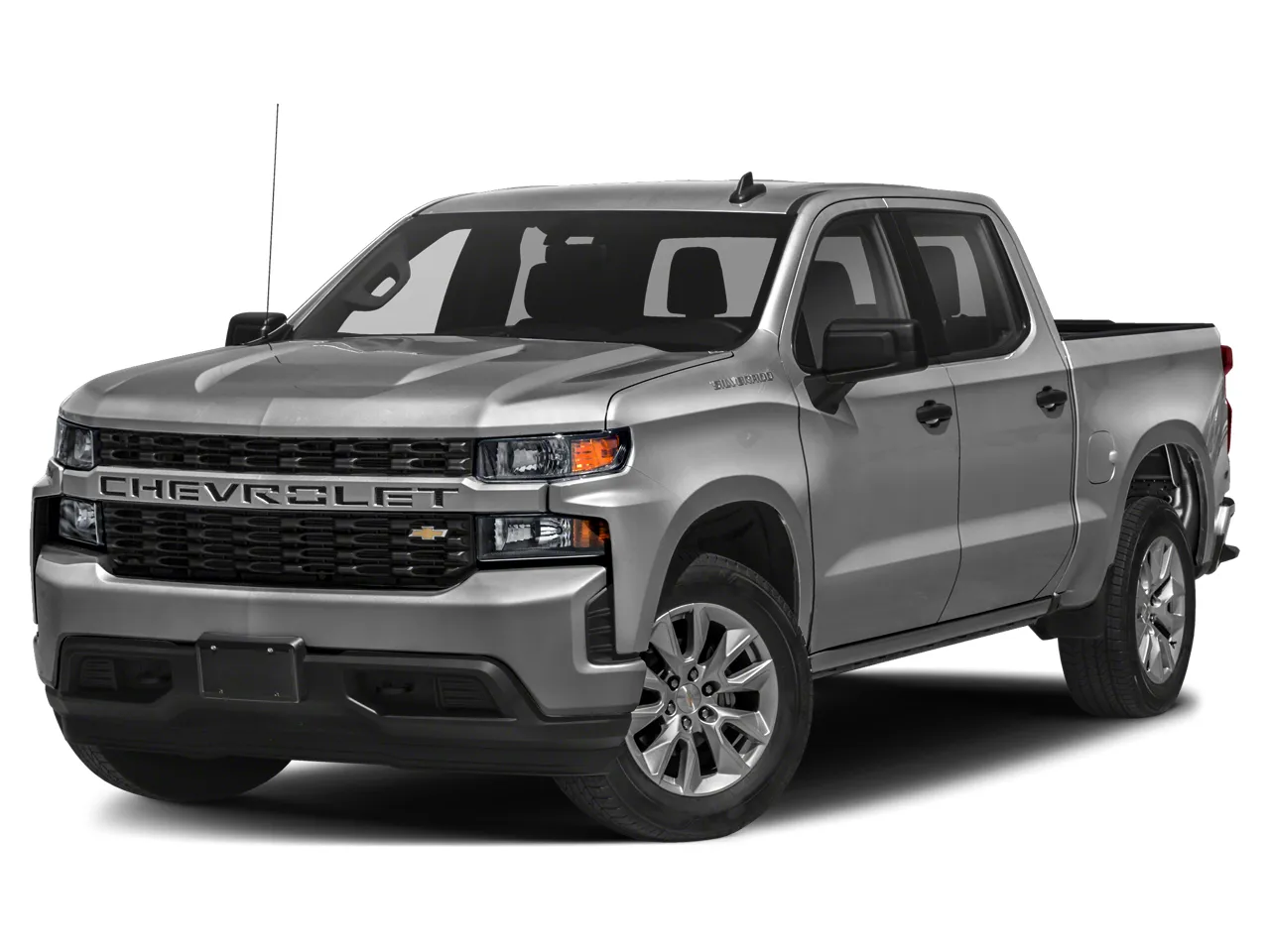 Silver 2021 Chevrolet Silverado 1500 Custom for sale in Kansas City, MO
