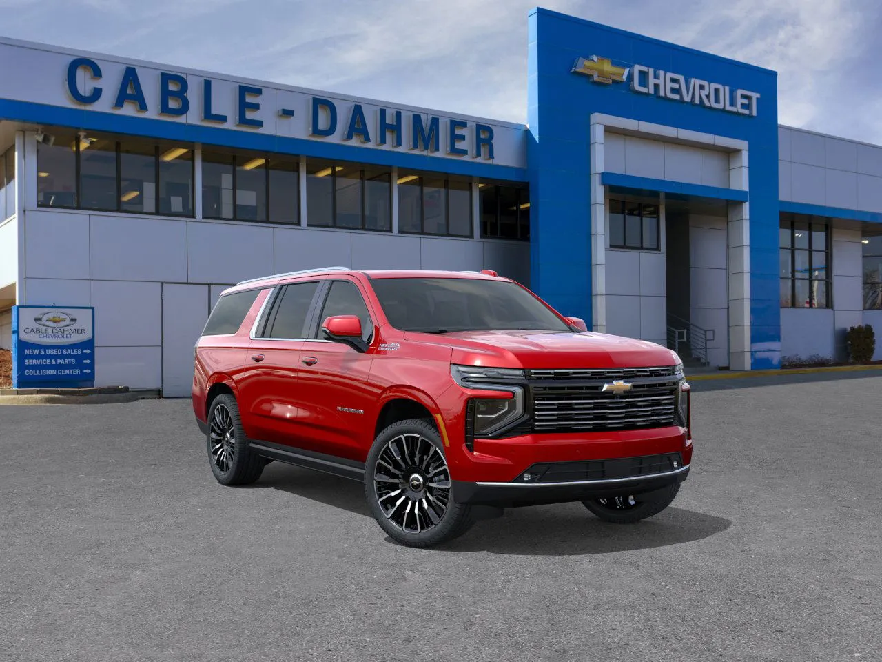 Red 2026 Chevrolet Suburban High Country for sale in Kansas City, MO