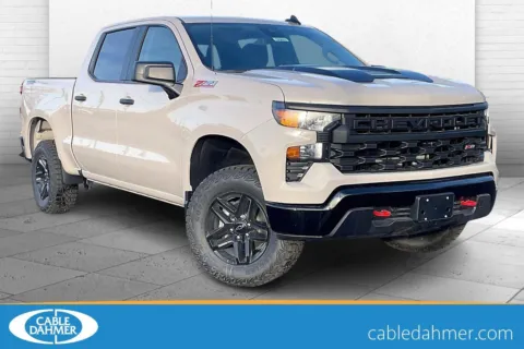 White 2026 Chevrolet Silverado 1500 Custom Trail Boss for sale in Independence, MO