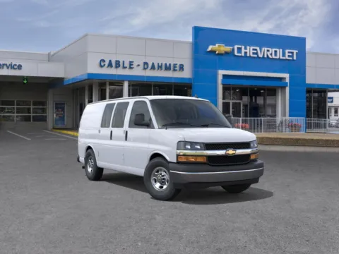 White 2025 Chevrolet Express Cargo 2500 WT for sale in Independence, MO