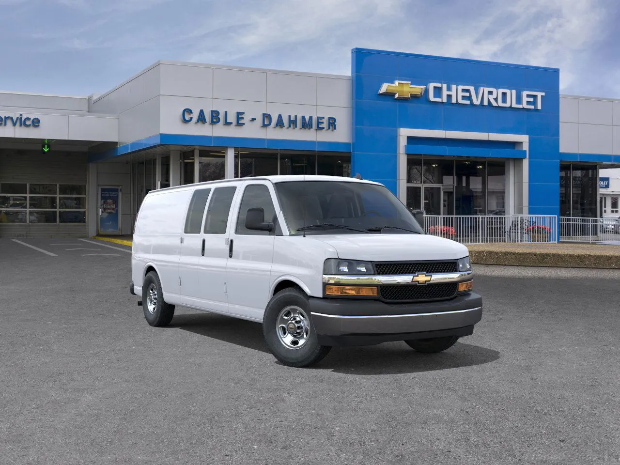 White 2025 Chevrolet Express Cargo 3500 WT for sale in Independence, MO