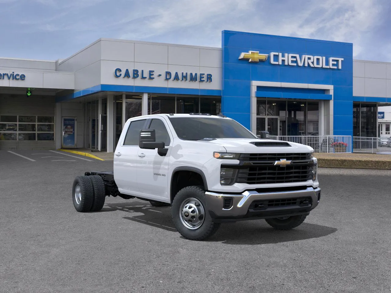 White 2026 Chevrolet Silverado 3500 HD Chassis Cab Work Truck for sale in Independence, MO