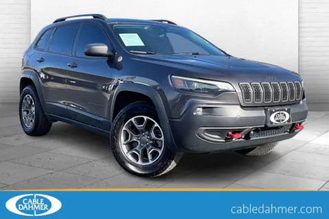 Gray 2021 Jeep Cherokee Trailhawk for sale in Independence, MO