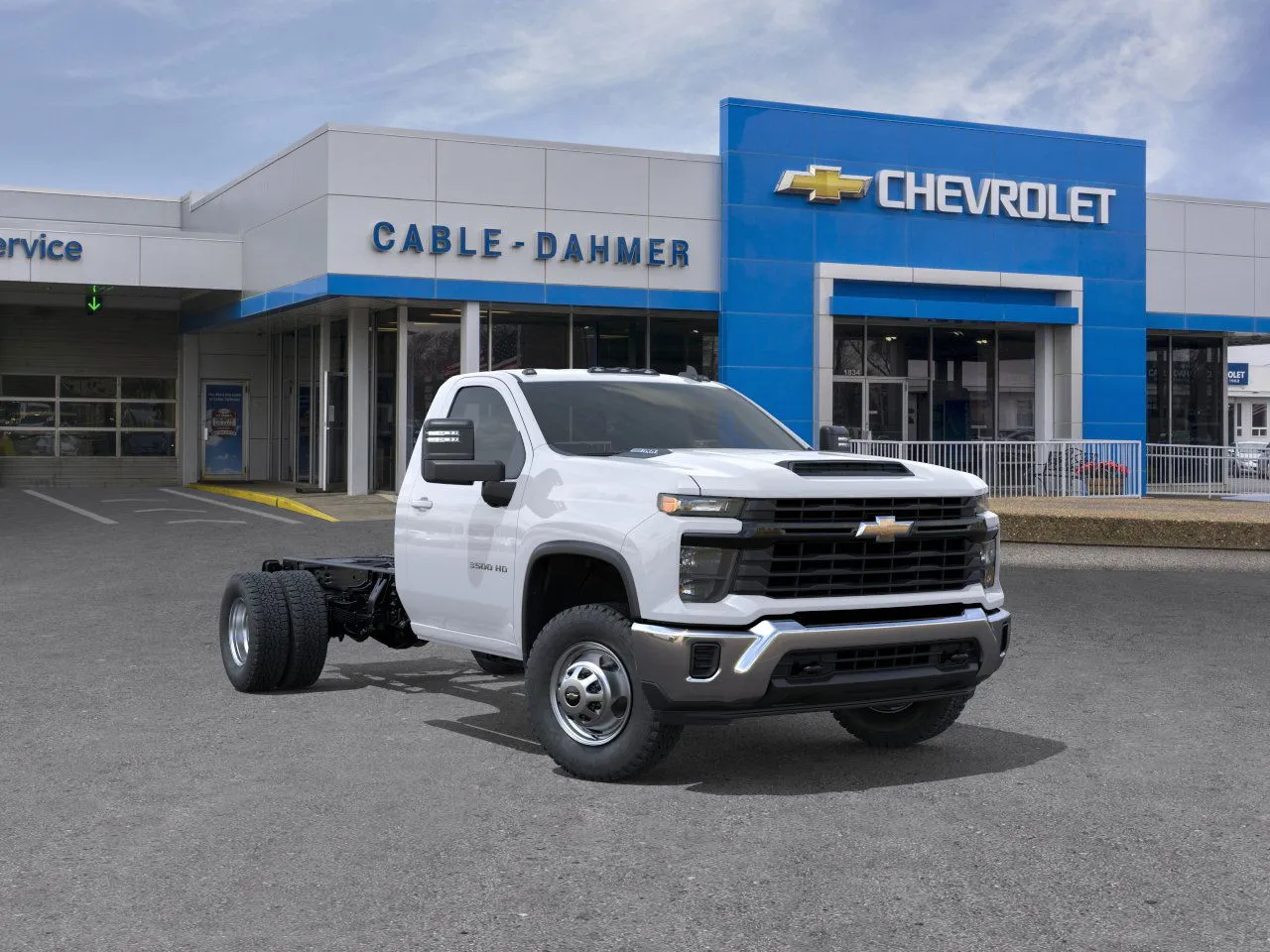 White 2026 Chevrolet Silverado 3500 HD Chassis Cab Work Truck for sale in Independence, MO