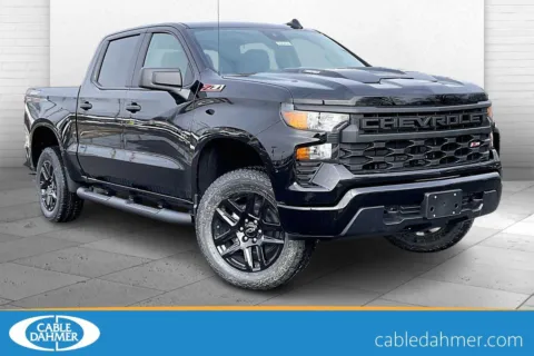 Black 2026 Chevrolet Silverado 1500 Custom Trail Boss for sale in Independence, MO