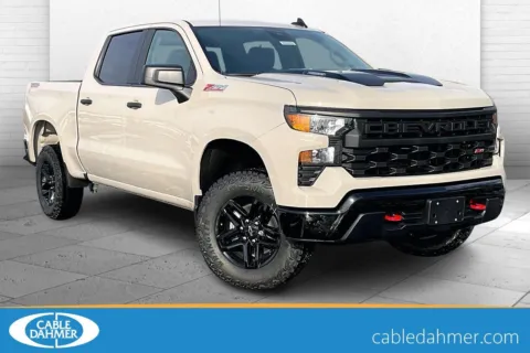 White 2026 Chevrolet Silverado 1500 Custom Trail Boss for sale in Independence, MO