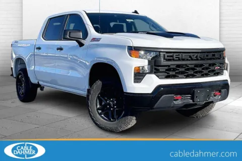 White 2026 Chevrolet Silverado 1500 Custom Trail Boss for sale in Independence, MO