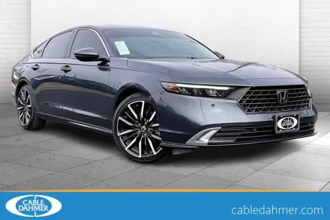 Gray 2023 Honda Accord Hybrid Touring for sale in Independence, MO