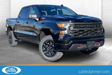 Black 2026 Chevrolet Silverado 1500 Custom Trail Boss for sale in Independence, MO