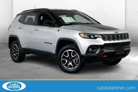 Silver 2024 Jeep Compass Trailhawk for sale in Independence, MO