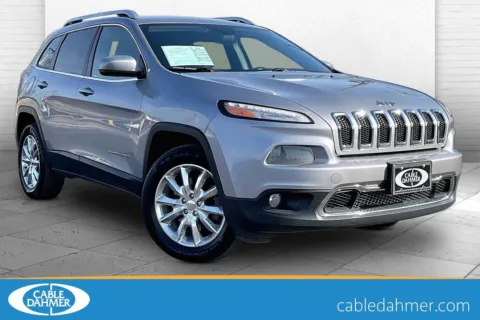 Silver 2014 Jeep Cherokee Limited for sale in Independence, MO