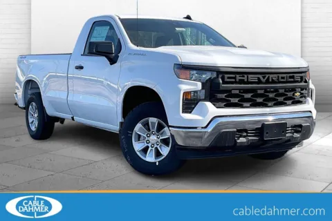 White 2025 Chevrolet Silverado 1500 Work Truck for sale in Independence, MO