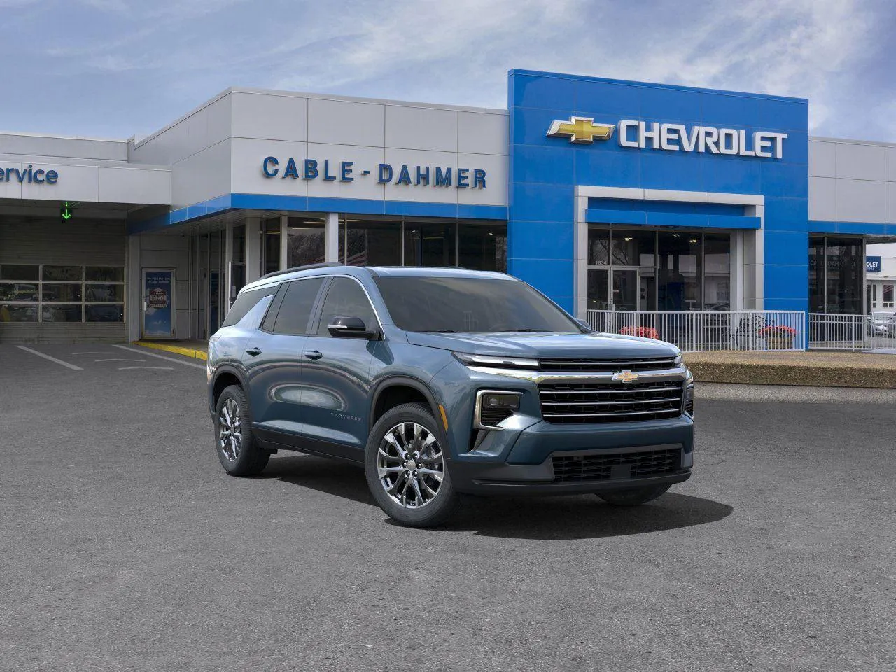 Blue 2025 Chevrolet Traverse AWD LT for sale in Independence, MO
