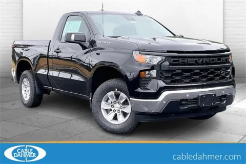 Black 2025 Chevrolet Silverado 1500 WT for sale in Independence, MO