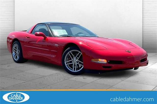 Red 2002 Chevrolet Corvette 2DR CPE for sale in Independence, MO