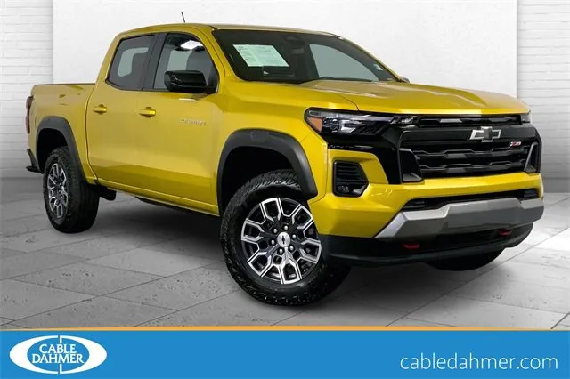 Yellow 2023 Chevrolet Colorado Z71 for sale in Independence, MO