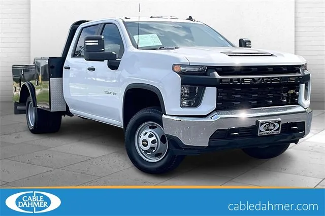White 2023 Chevrolet Silverado 3500 HD Chassis Cab Work Truck for sale in Independence, MO