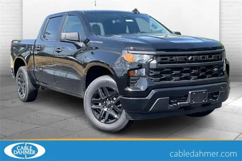 Black 2025 Chevrolet Silverado 1500 Custom for sale in Independence, MO