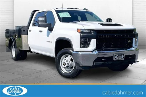 White 2023 Chevrolet Silverado 3500 HD Chassis Cab Work Truck for sale in Independence, MO