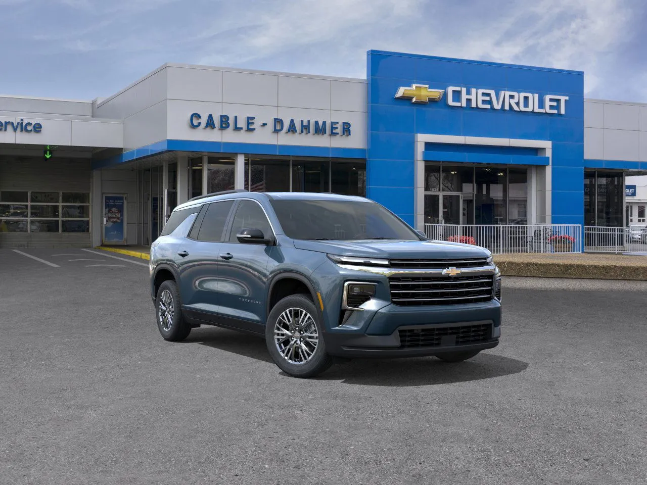 Blue 2025 Chevrolet Traverse LT for sale in Independence, MO