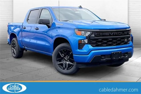 Blue 2025 Chevrolet Silverado 1500 Custom for sale in Independence, MO