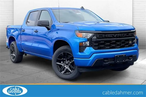 Blue 2025 Chevrolet Silverado 1500 Custom for sale in Independence, MO